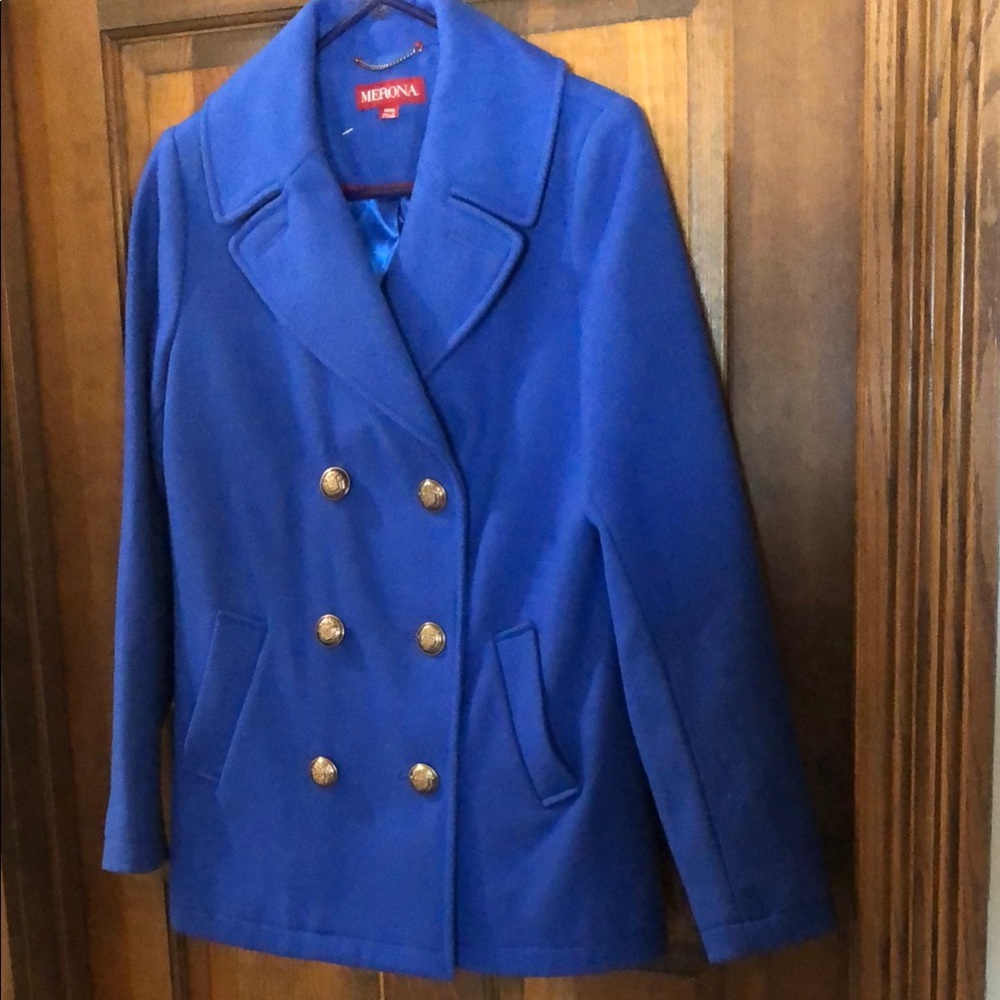 Merona Women's Blue Peacoat